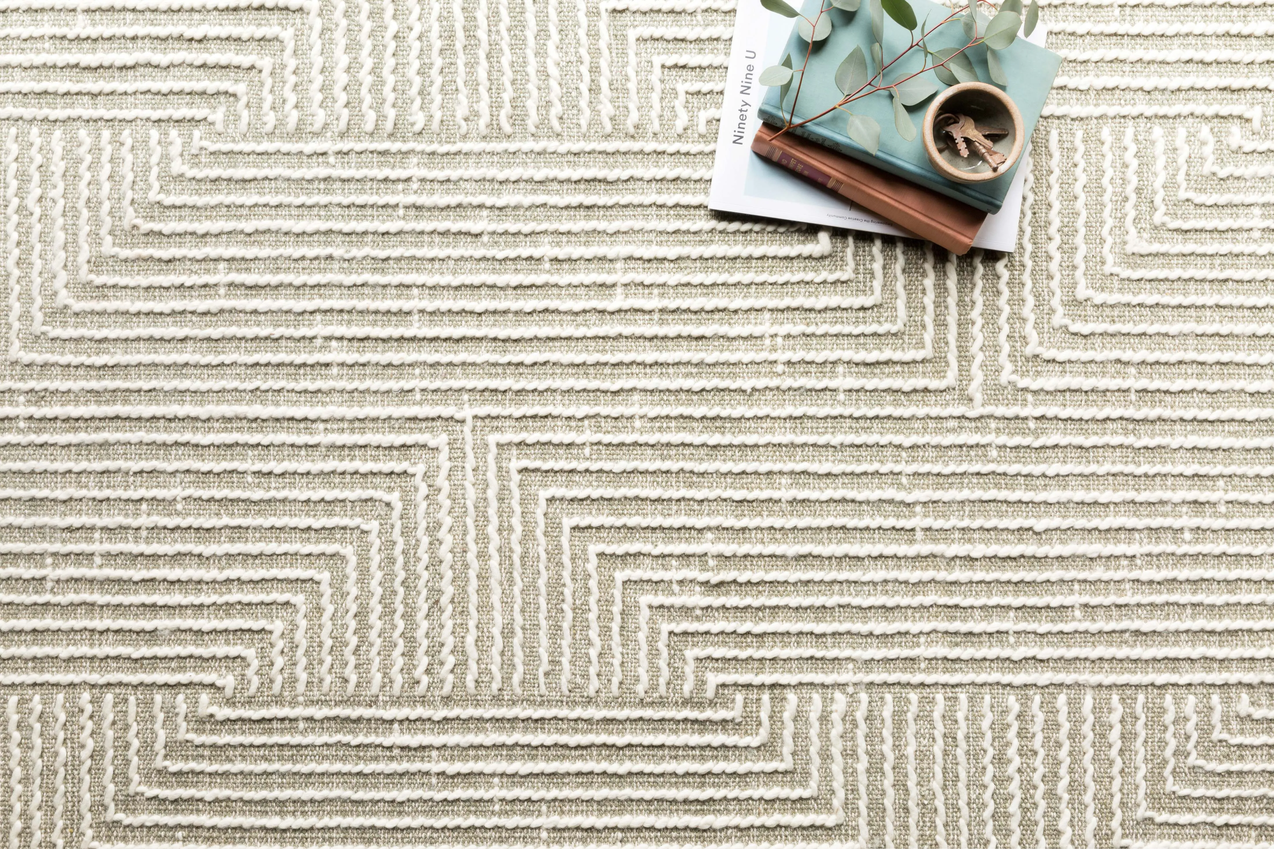 Newton Sage / Ivory Rug NET-04 by Magnolia Home by Joanna Gaines x Loloi