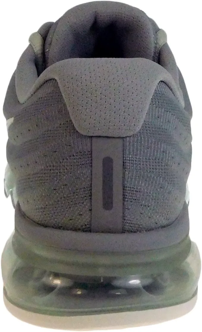 Nike Men's Air Max 2017 Matte Silver/White/Light Bone Nylon Running Shoes M US