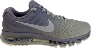 Nike Men's Air Max 2017 Matte Silver/White/Light Bone Nylon Running Shoes M US