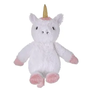 NoJo Carter's Chasing Rainbows - White, Pink and Gold Sparkle Unicorn Super Soft Plush Stuffed Animal