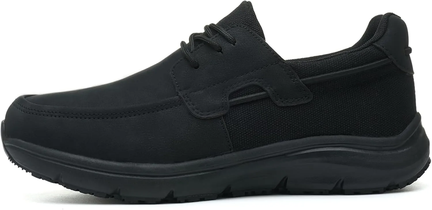 Non Slip Work Shoes for Men Women Waterproof Kitchen Chef Slip Resistant Shoes Casual Lightweight Slip on Walking Sneakers