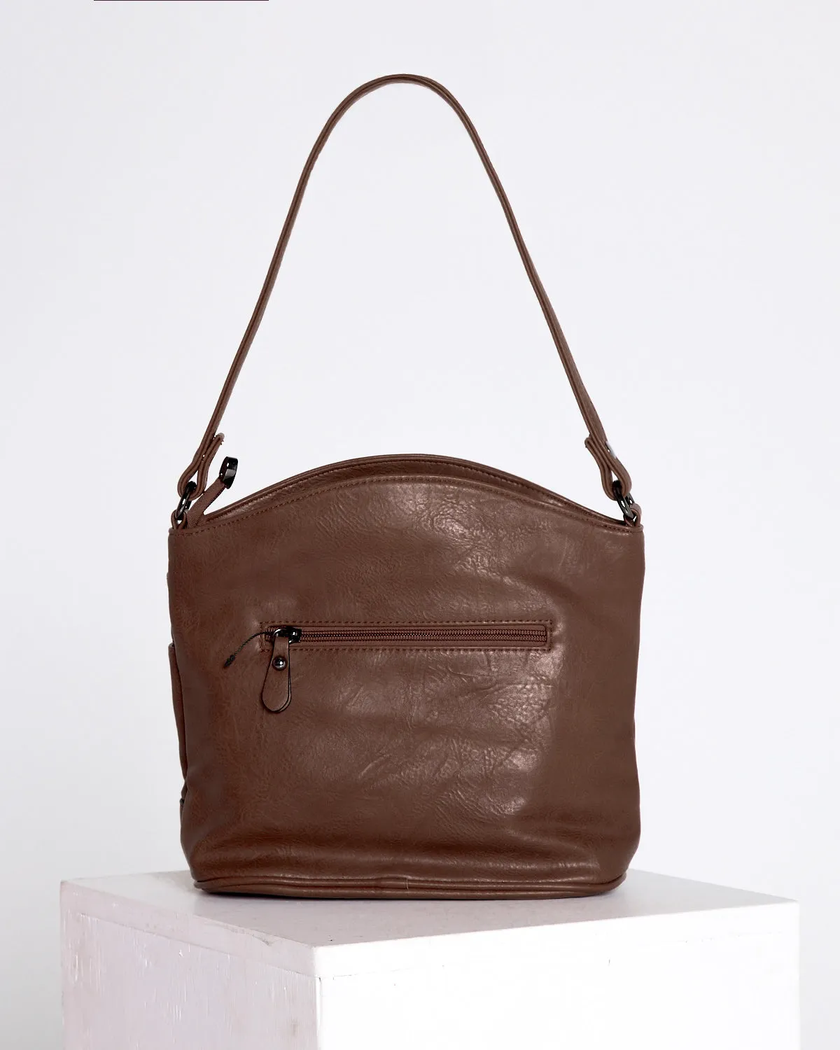 Norbiton Zip Bag - Brown