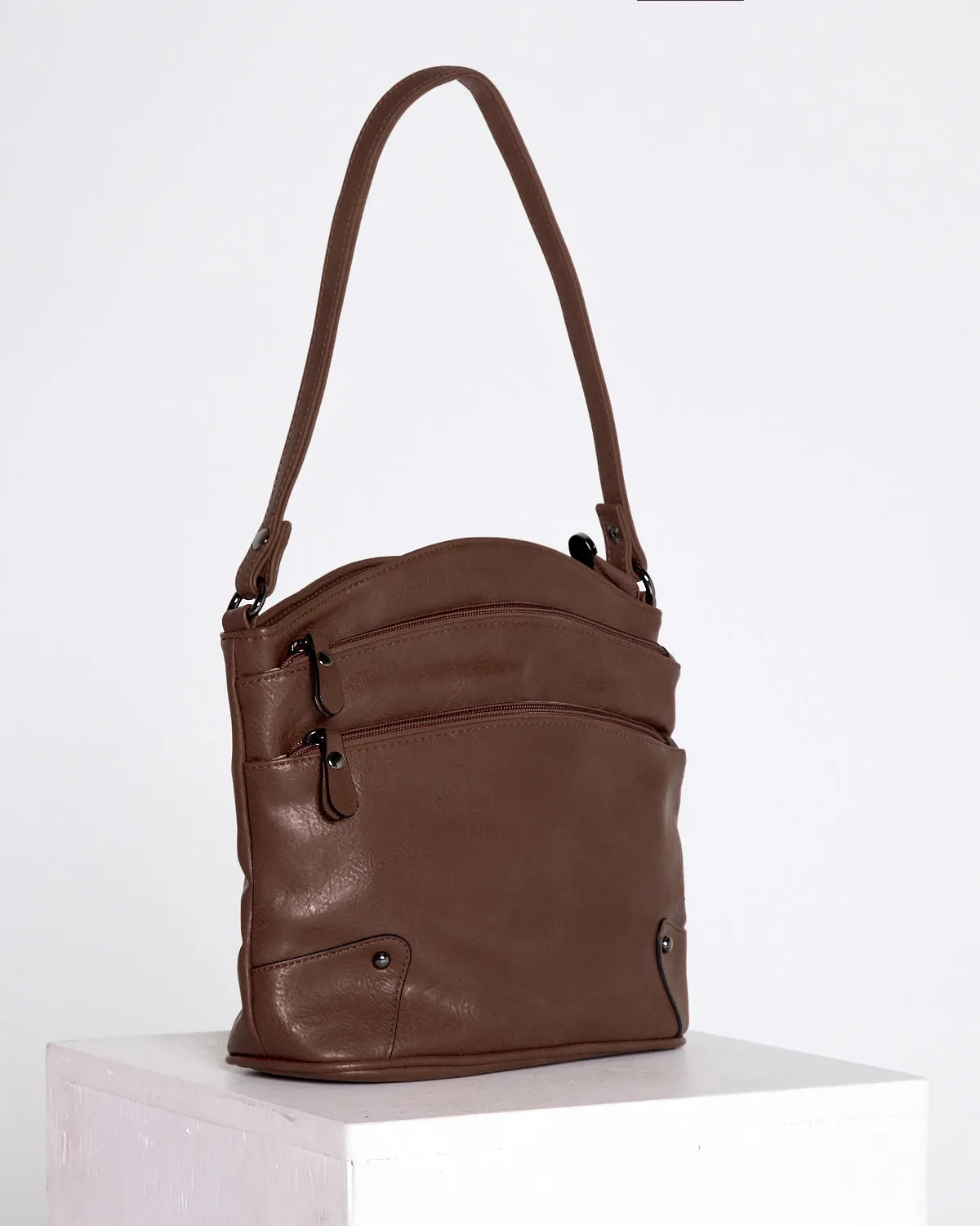 Norbiton Zip Bag - Brown