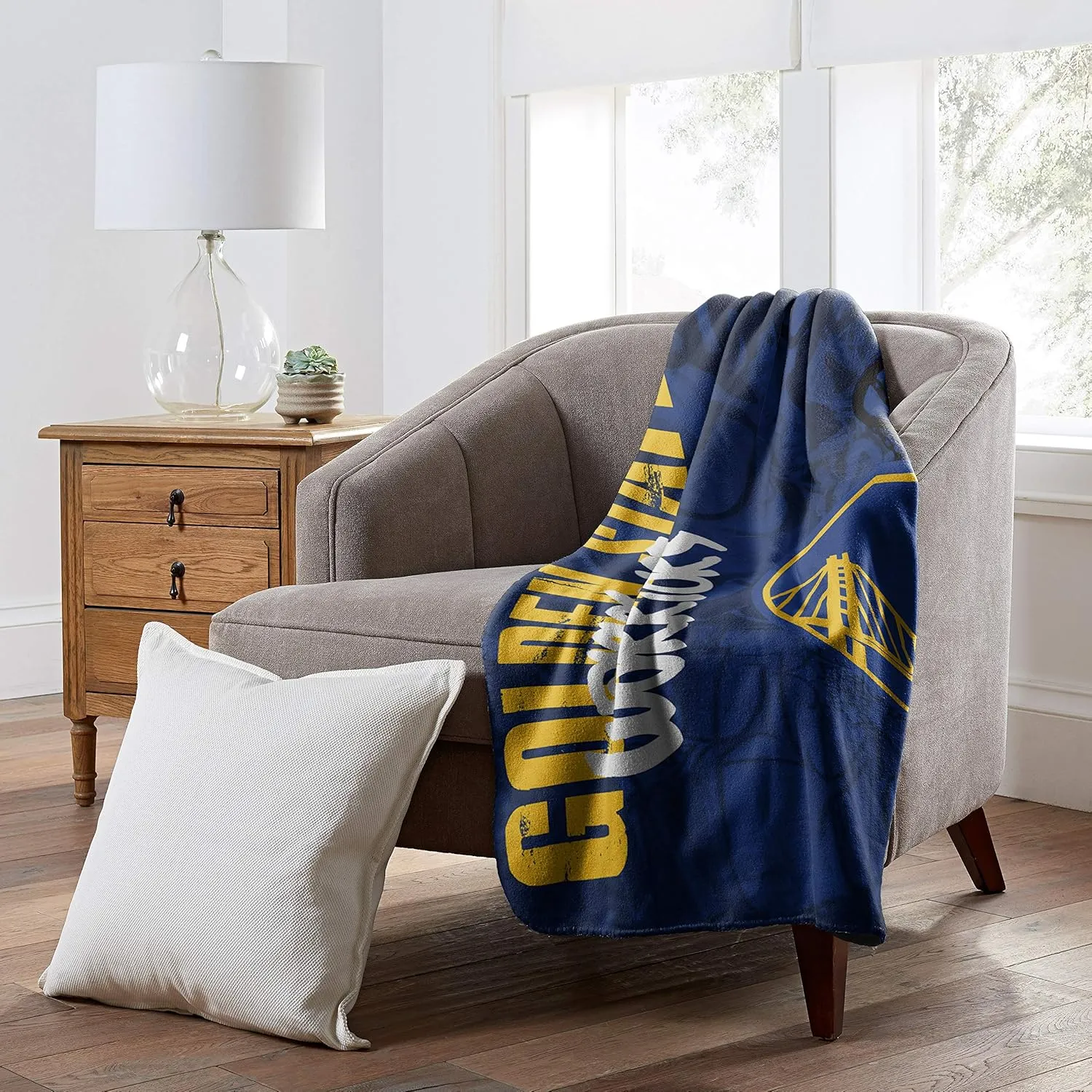 NORTHWEST NBA Unisex-Adult Fleece Throw Blanket