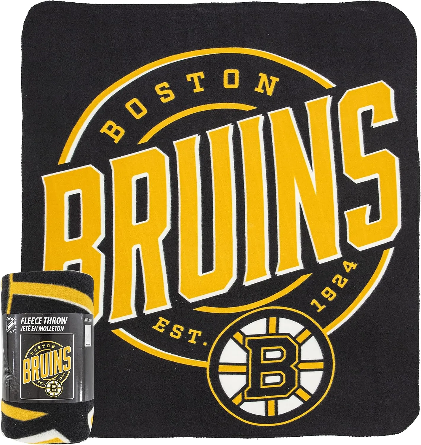 NORTHWEST NHL Unisex-Adult Fleece Throw Blanket