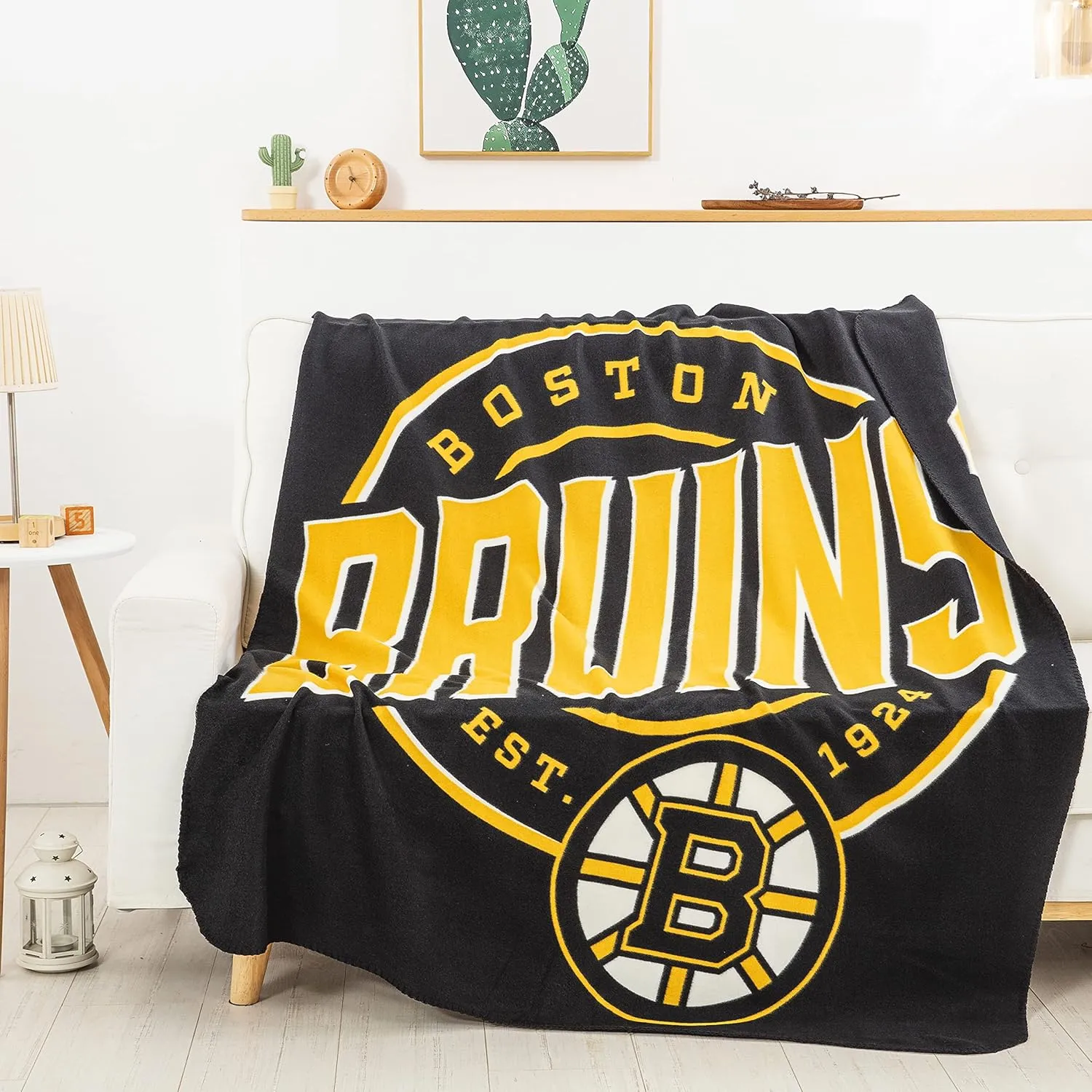 NORTHWEST NHL Unisex-Adult Fleece Throw Blanket