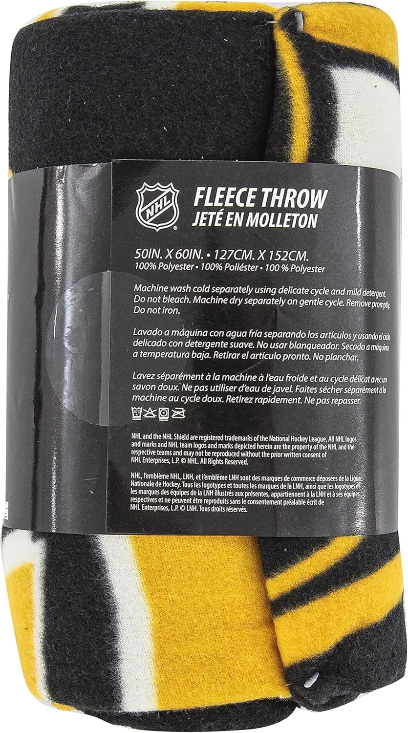NORTHWEST NHL Unisex-Adult Fleece Throw Blanket
