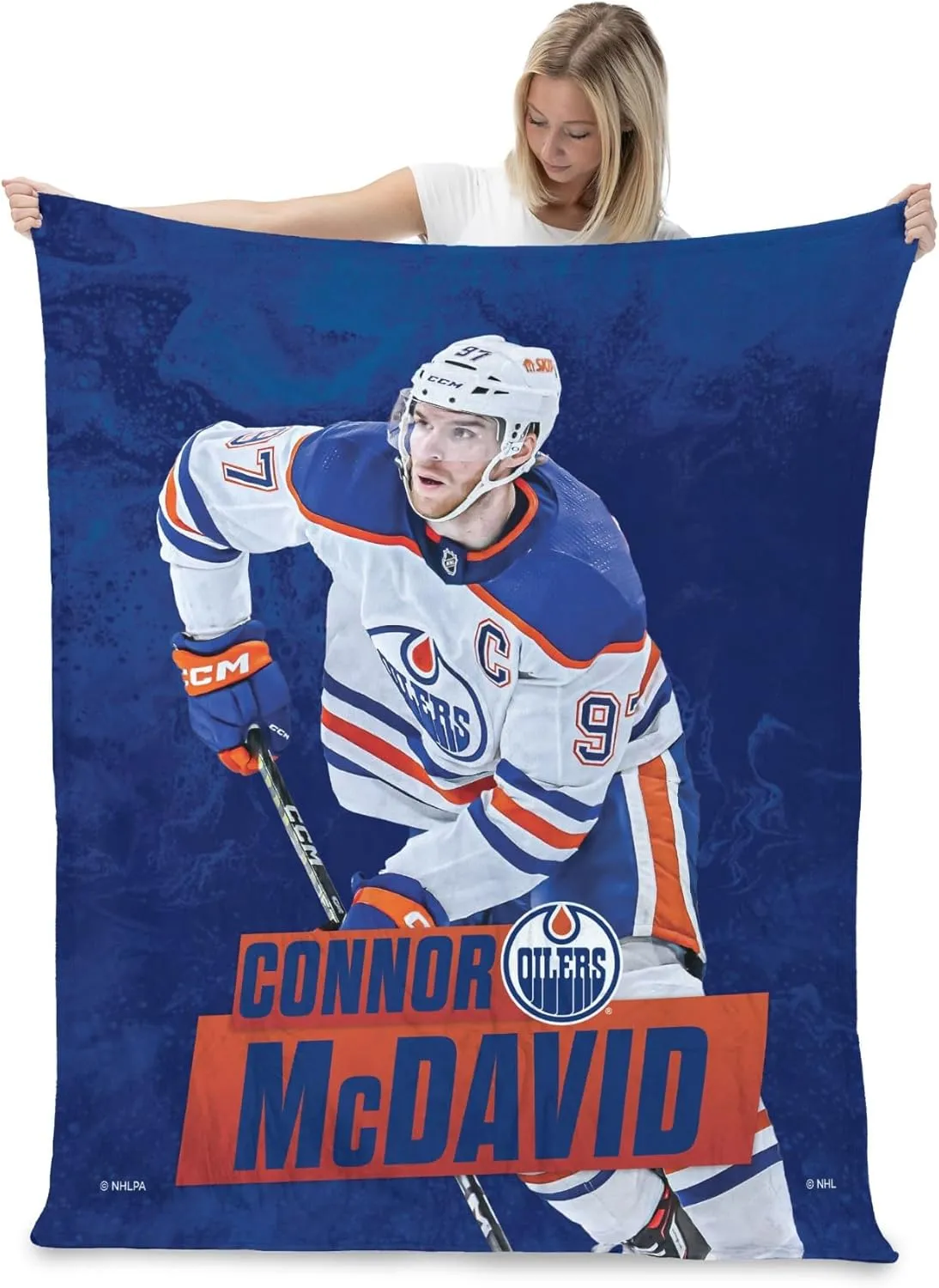 NORTHWEST NHL Unisex-Adult Silk Touch Throw Blanket