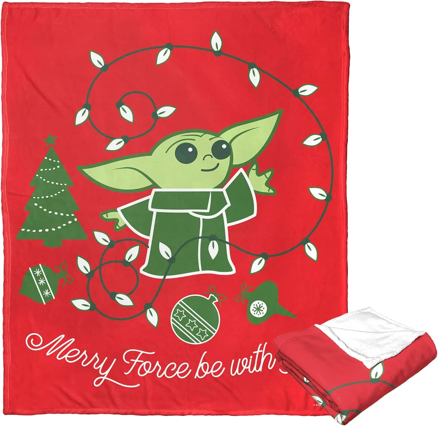 Northwest Star Wars - The Mandalorian Silk Touch Throw Blanket, 50" x 60", Merry Force