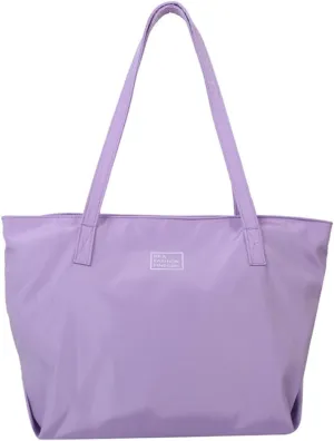 Nylon Tote Bag for Women Waterproof Shoulder Handbag with Zipper
