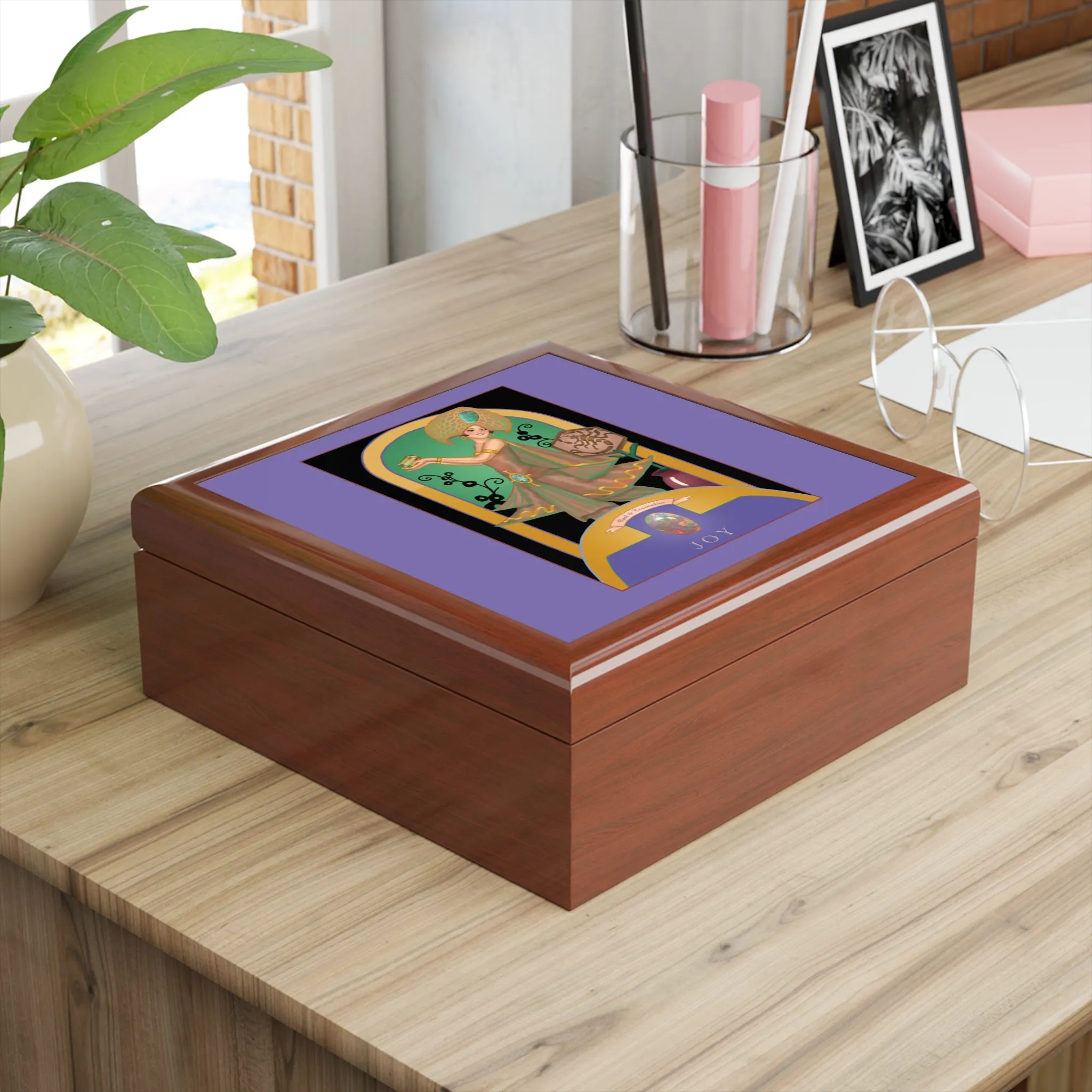 October & Opal, Tourmaline (from the Gem Series) by Sofia Chiostri Jewelry Box
