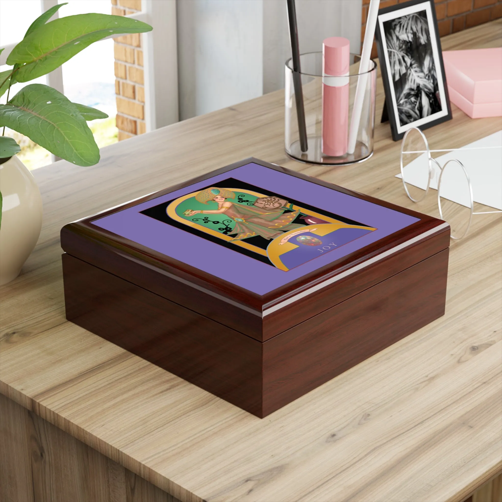 October & Opal, Tourmaline (from the Gem Series) by Sofia Chiostri Jewelry Box