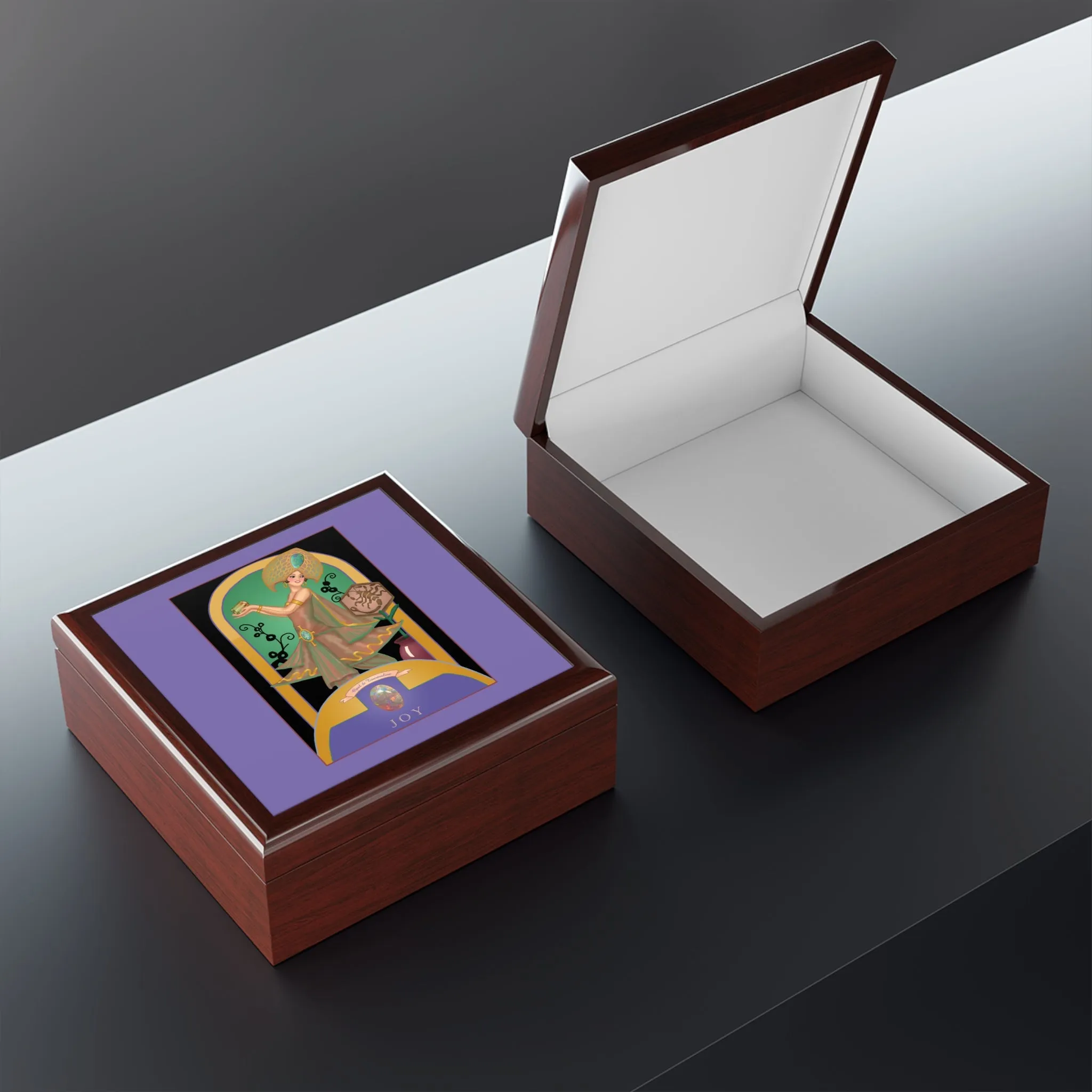 October & Opal, Tourmaline (from the Gem Series) by Sofia Chiostri Jewelry Box