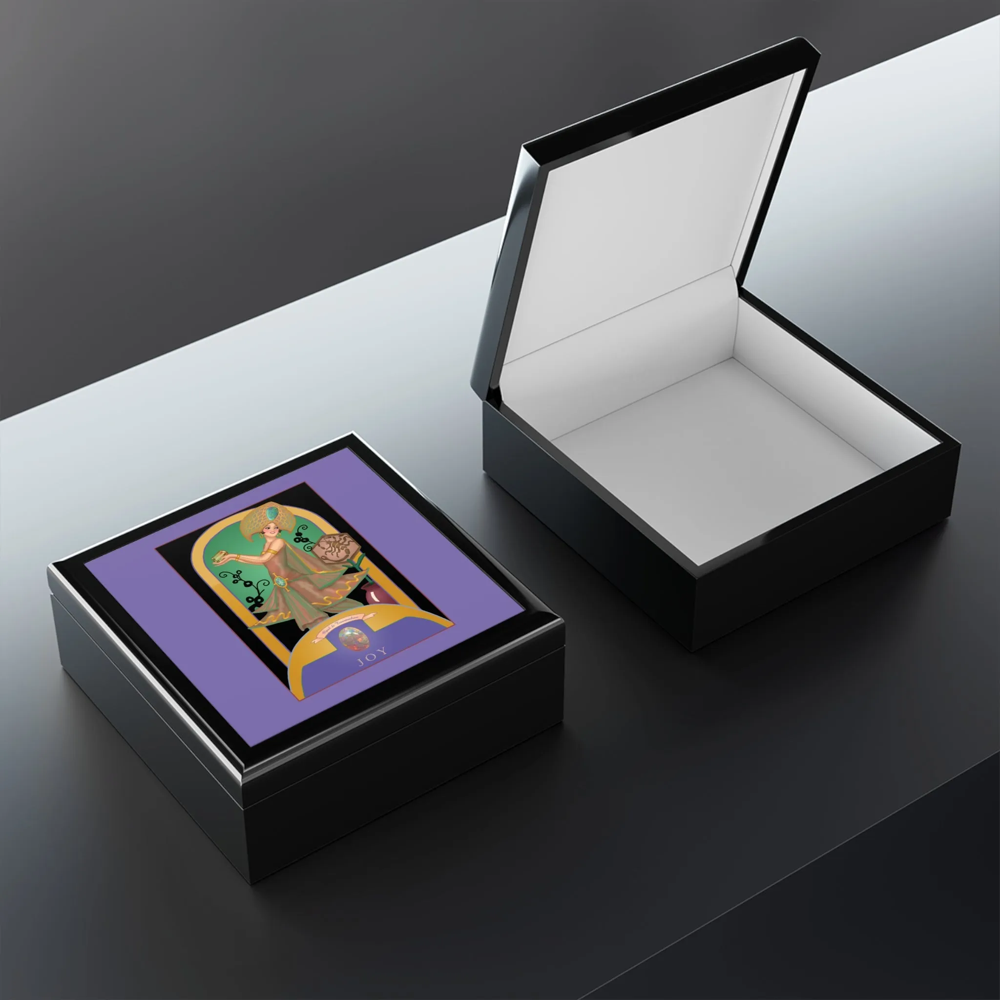 October & Opal, Tourmaline (from the Gem Series) by Sofia Chiostri Jewelry Box