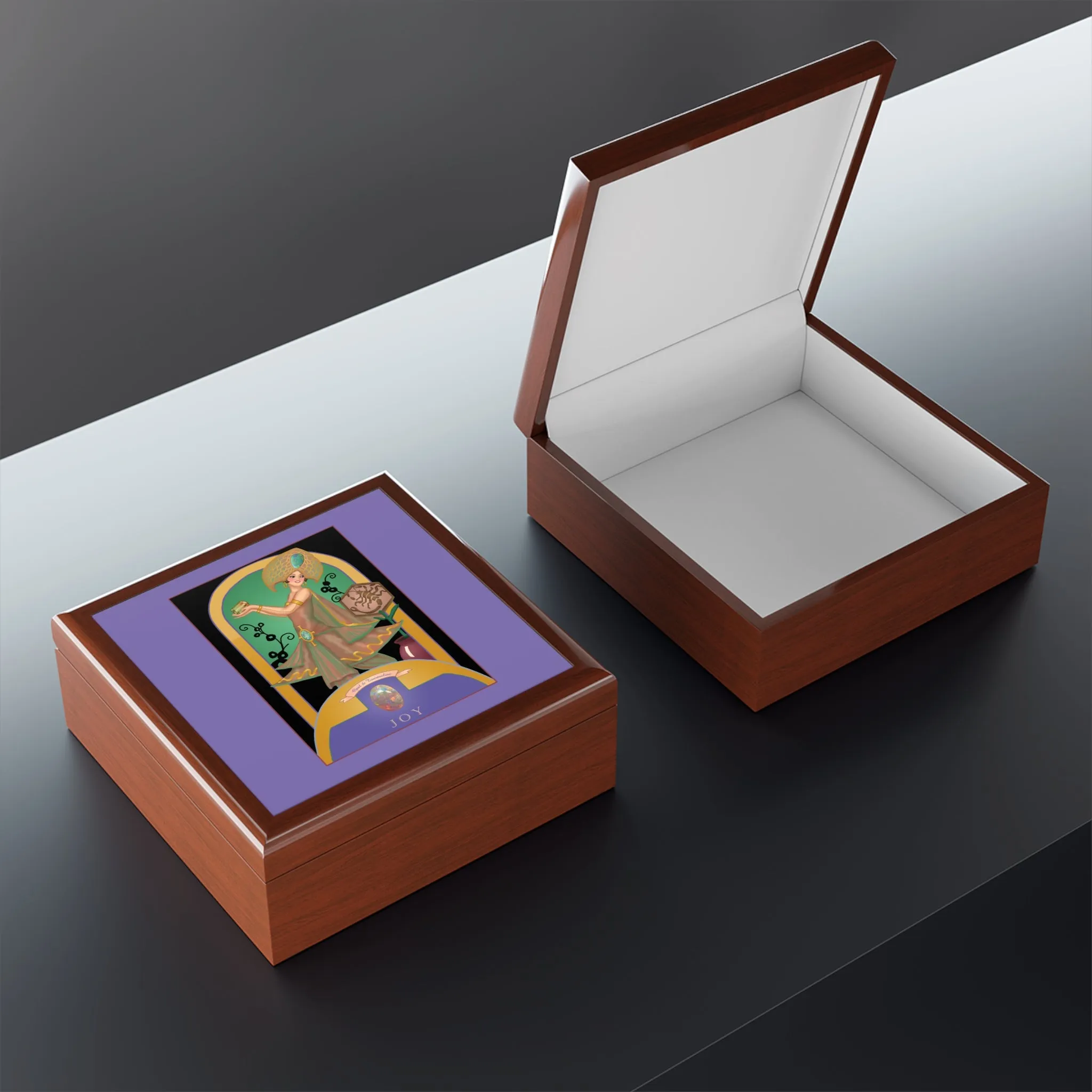 October & Opal, Tourmaline (from the Gem Series) by Sofia Chiostri Jewelry Box