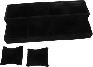 Organize Your Jewelry Watch Display Box Storage Soft Material Prevents Scratches Fits on Dresser or Vanity