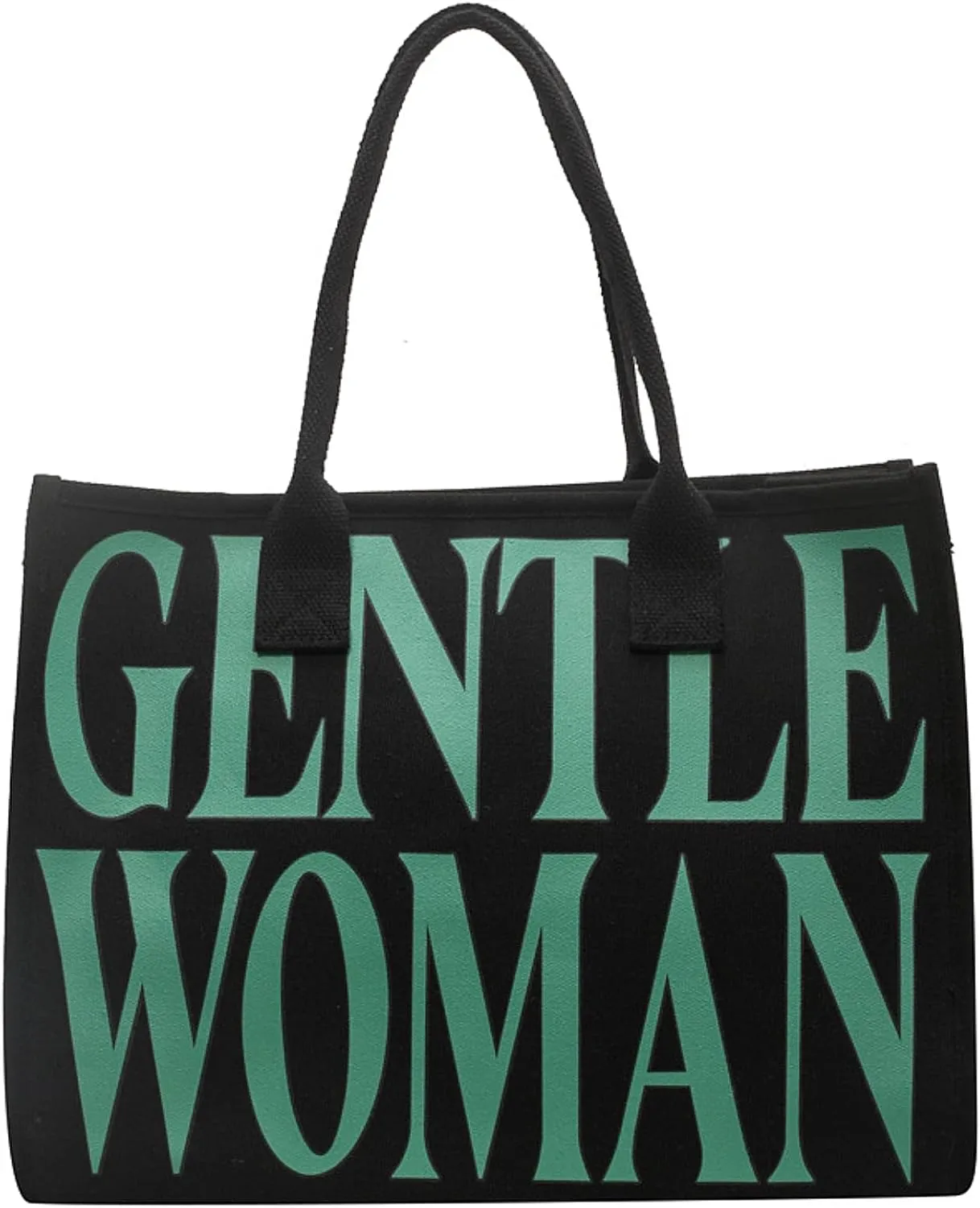 Original Gentle Woman Tote Bag Large Canvas Stylish Handbag Fashion Shoulder Purse with Handle Travel Everyday Bag