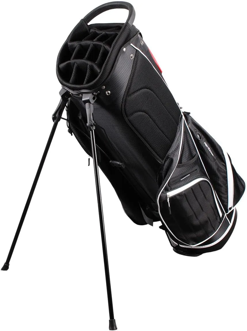 Orlimar SRX 14.9 Golf Stand Bag, Lightweight with 14-Way Top Dividers, 6 Pockets, Hydration Compartment, Padded Double Carry Strap, Rain Hood Cover