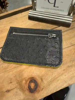 Ostrich Pouch Wallet