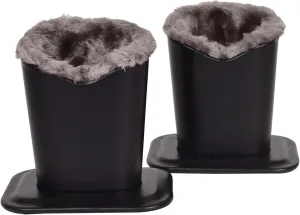 Pack of 2 Soft Plush Lined Eyeglasses Holder Stand Protective Glasses Holder Stand