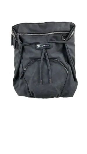 Petunia Pickle Bottom Cinch Backpack, Midnight Leatherette
