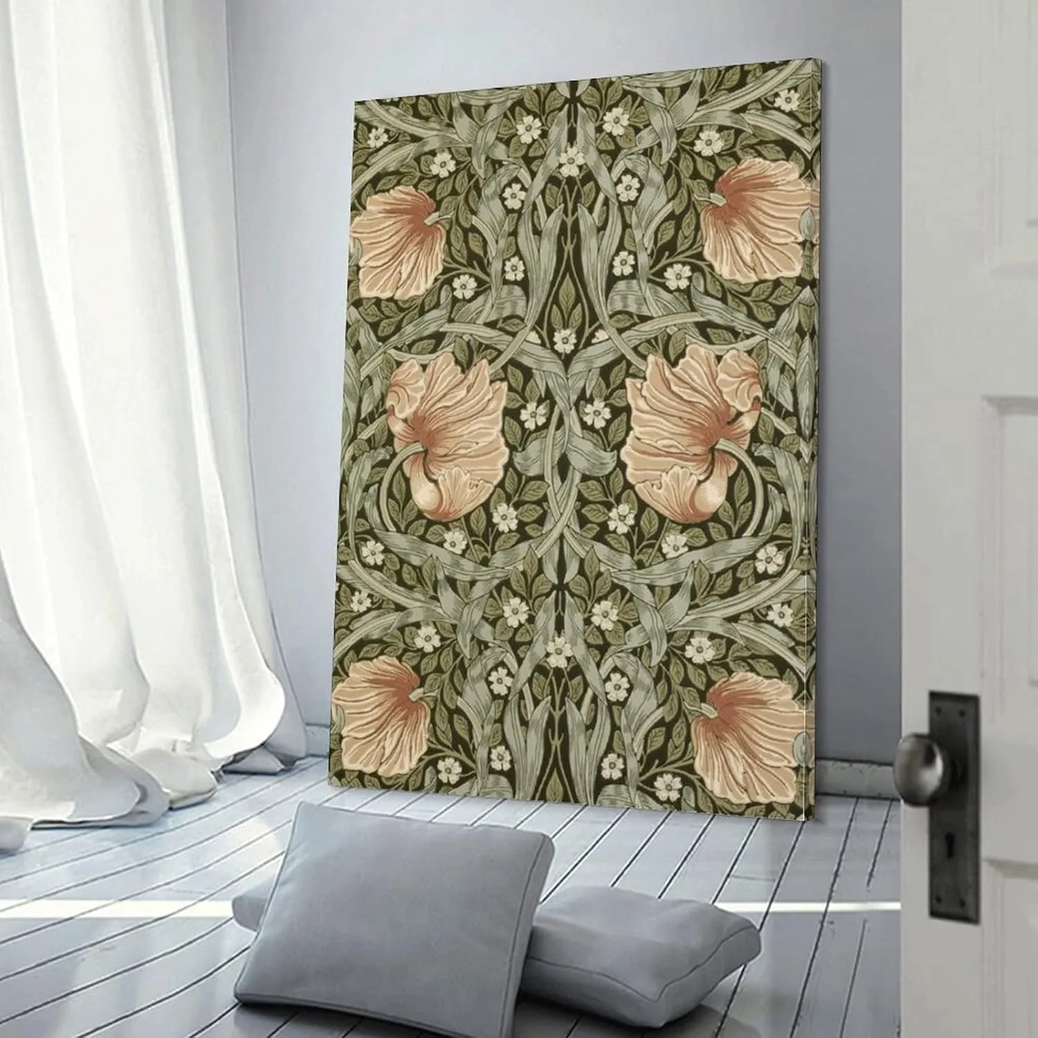 PICHU William Morris Posters Artist Artistic Photo Flowers Canvas Wall Art Prints Poster Gifts Photo Picture Painting Posters Room Decor Home Decorative 24x36inch(60x90cm)