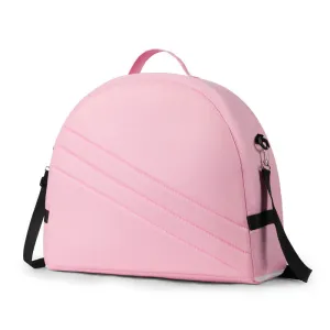 Pink Portable Multi-Purpose Baby Bed and Diaper Backpack - Lightweight, Waterproof, Canvas   Polyester Material, Travel Essential for Moms(With mosquito net and small toys)