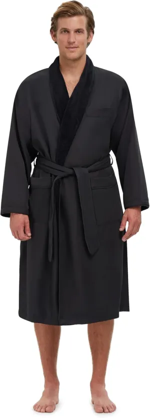 Plush Lined Microfiber Bath Robe for Women or Men - Super Soft, Durable Luxury Spa, Resort & Hotel Bathrobe, Generously Sized
