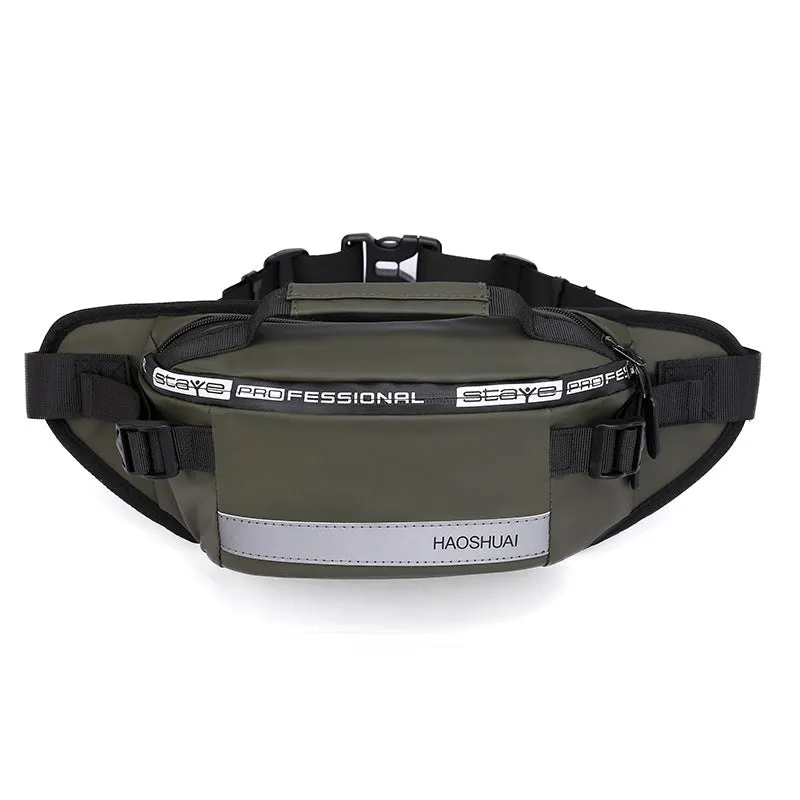 Pocket Running Personal Reflective Stripe Mobile Men's Waist Packs