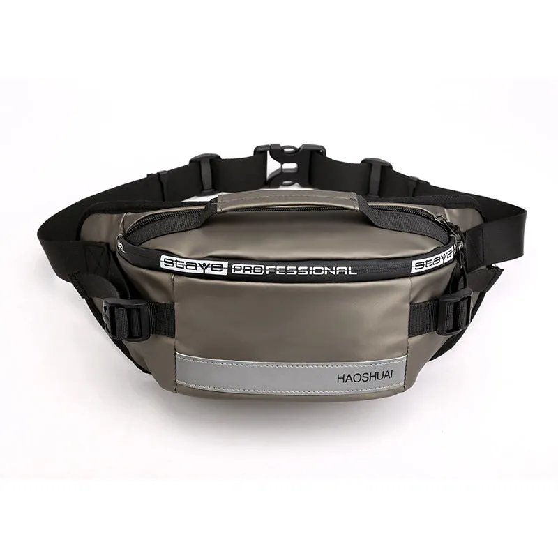 Pocket Running Personal Reflective Stripe Mobile Men's Waist Packs