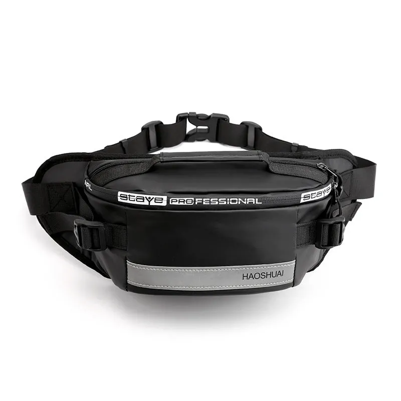 Pocket Running Personal Reflective Stripe Mobile Men's Waist Packs