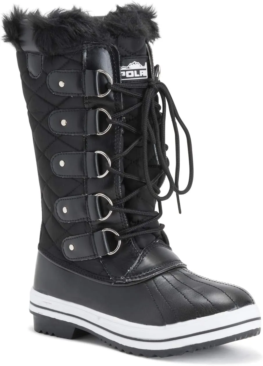 Polar Women's Nylon Tall Winter Snow Boot