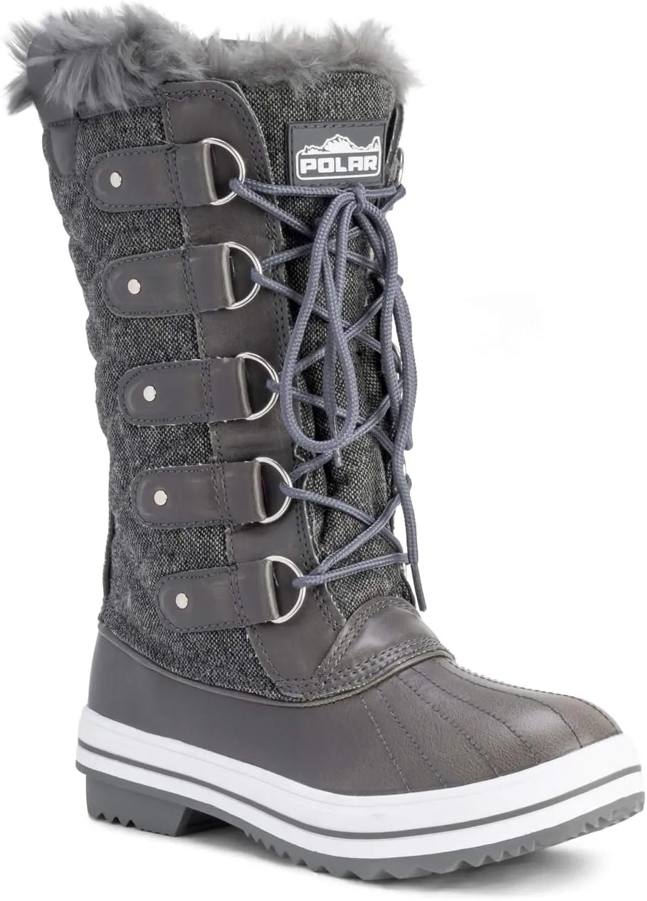 Polar Women's Nylon Tall Winter Snow Boot