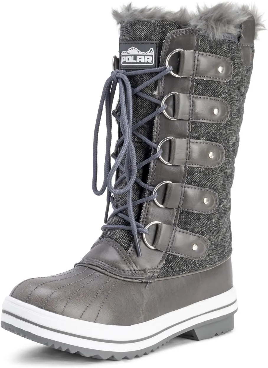 Polar Women's Nylon Tall Winter Snow Boot
