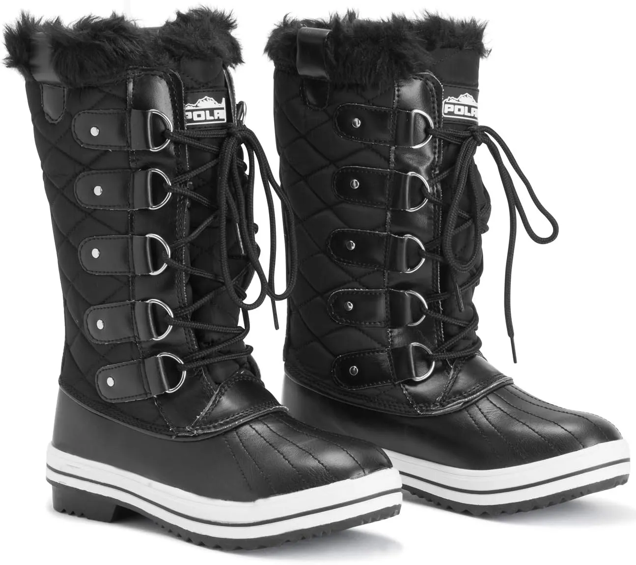 Polar Women's Nylon Tall Winter Snow Boot