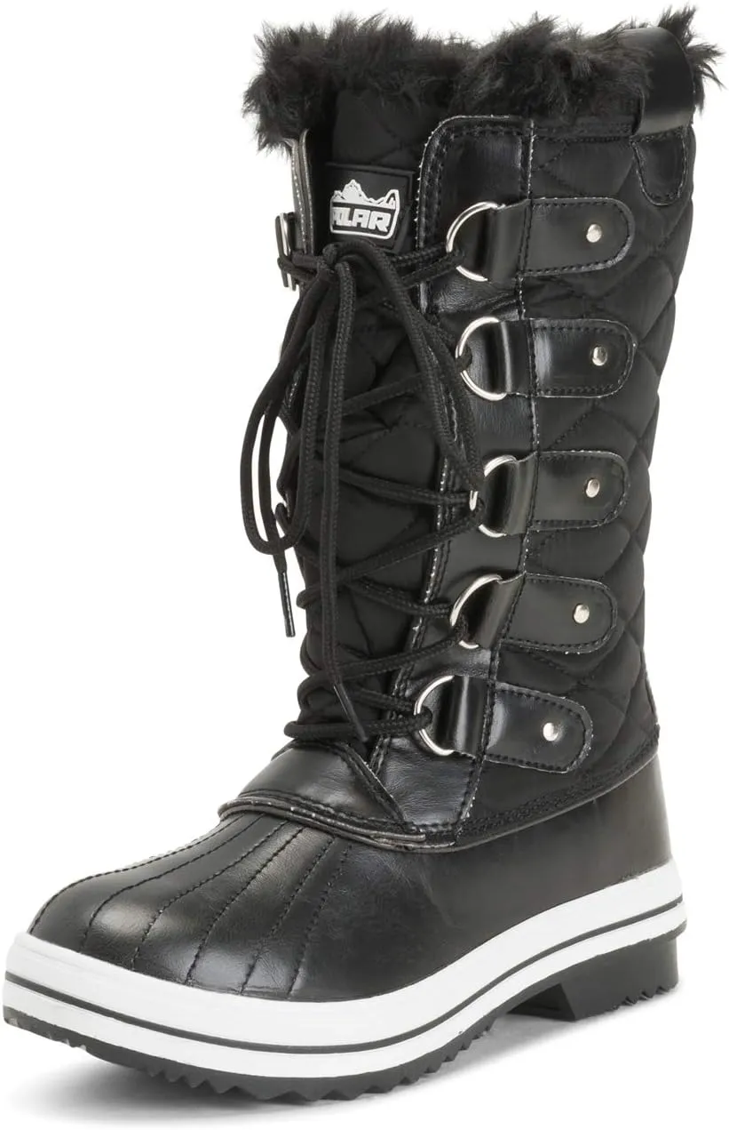 Polar Women's Nylon Tall Winter Snow Boot