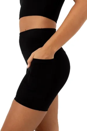 Premium 6" Bike Shorts - Black M
