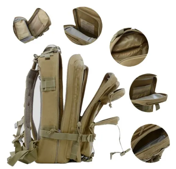 Premium Military Backpack (Medium Size Narrow Style)