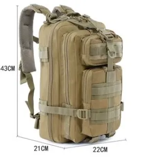 Premium Military Backpack (Medium Size Narrow Style)