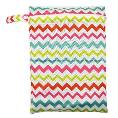 Printed Waterproof Wet Bag For Baby Cloth Diaper