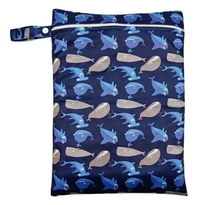 Printed Waterproof Wet Bag For Baby Cloth Diaper