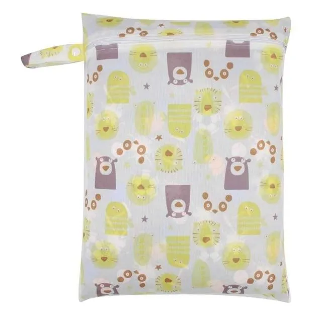 Printed Waterproof Wet Bag For Baby Cloth Diaper
