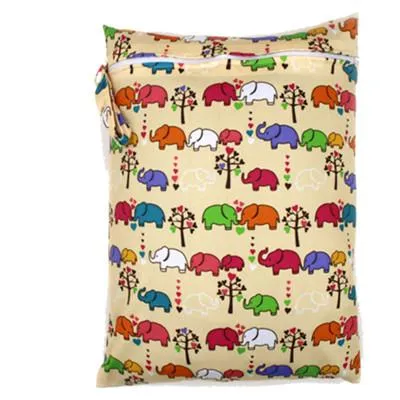 Printed Waterproof Wet Bag For Baby Cloth Diaper
