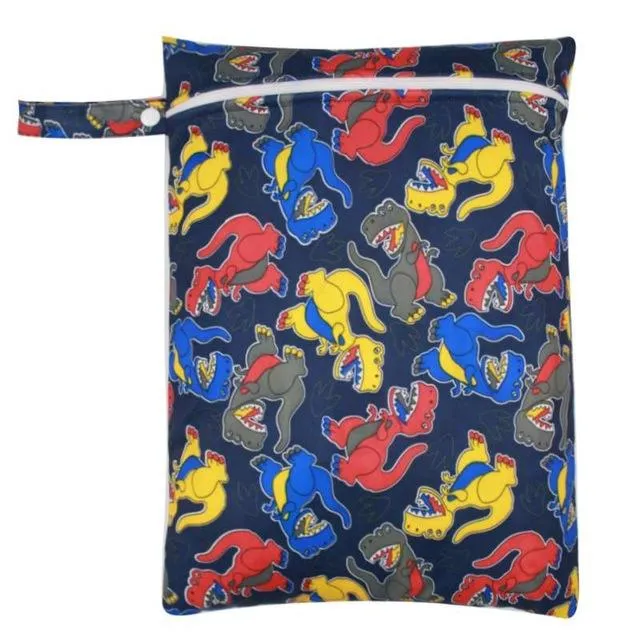 Printed Waterproof Wet Bag For Baby Cloth Diaper