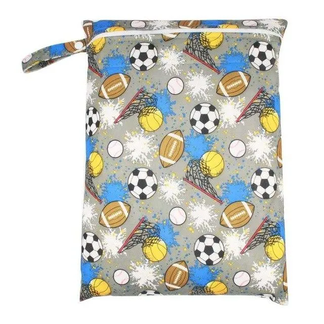 Printed Waterproof Wet Bag For Baby Cloth Diaper
