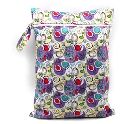 Printed Waterproof Wet Bag For Baby Cloth Diaper