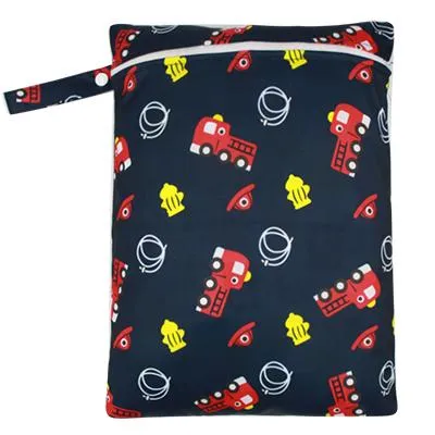 Printed Waterproof Wet Bag For Baby Cloth Diaper