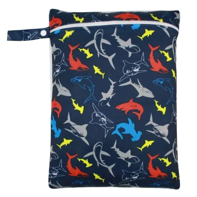 Printed Waterproof Wet Bag For Baby Cloth Diaper