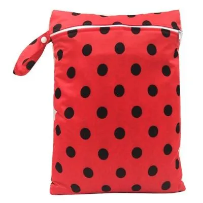 Printed Waterproof Wet Bag For Baby Cloth Diaper