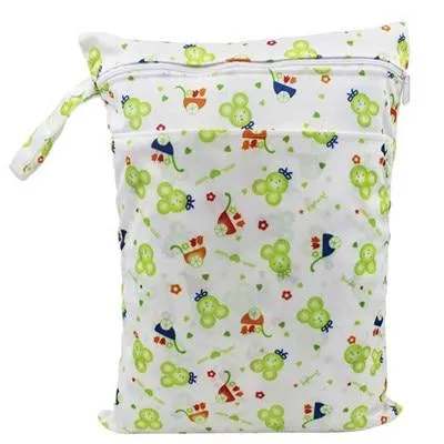 Printed Waterproof Wet Bag For Baby Cloth Diaper
